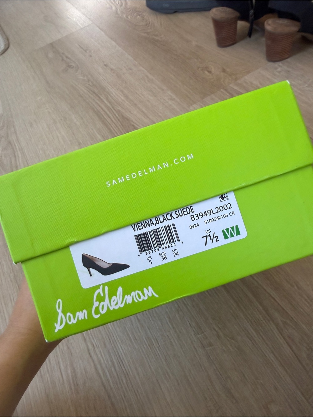 Sam Edelman Vienna Black Pointed Toe Heels - Picture 5 of 5